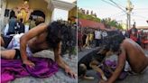 Perrito callejero consuela a actor que interpretó a Jesús en la Pasión de Cristo en Guatemala