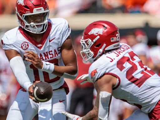 Ja’Quinden Jackson becomes first Arkansas player in 10 years to post impressive statline