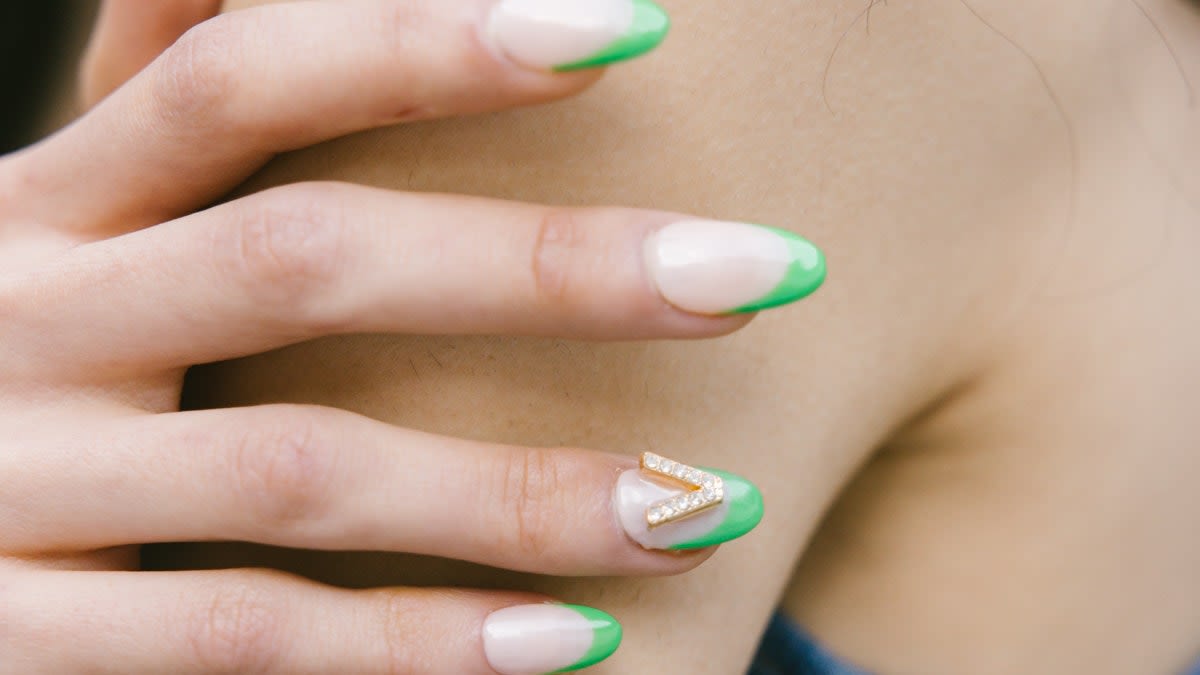 "brat" Green is the Mani Shade of The Moment