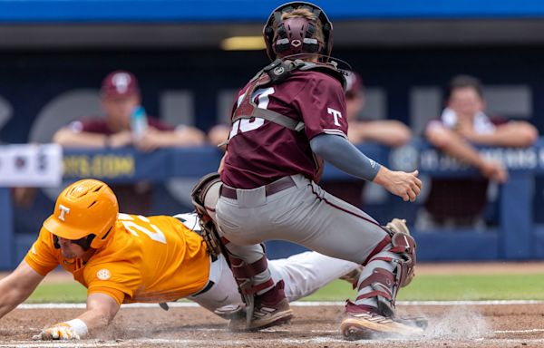 2024 Men's College World Series championship series set: Tennessee vs. Texas A&M schedule