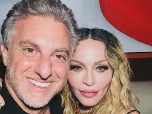 Luciano Huck publica foto ao lado de Madonna e diz que ela 'ajudou a curar um país dividido'