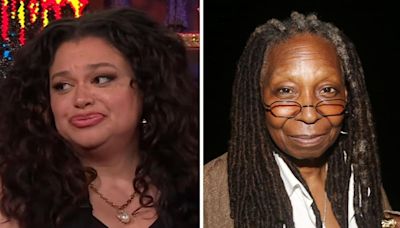 'WWHL': Michelle Buteau says Whoopi Goldberg "didn't need a lot of direction" when voicing her boobs in 'Babes'