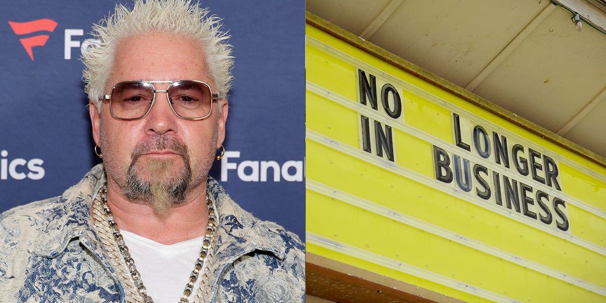 It's Shocking Just How Many Of Guy Fieri's 'Diners, Drive-Ins & Dives' Restaurants Are Now Closed