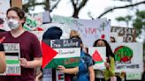 Nonstop Mideast coverage of Israel-Hamas war pauses for protests and police action at US schools