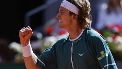 Horario y dónde ver por TV el Auger Aliassime - Rublev de la final del Masters 1000 de Madrid