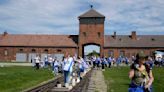 The yearly memorial march at the former death camp at Auschwitz overshadowed by the Israel-Hamas war