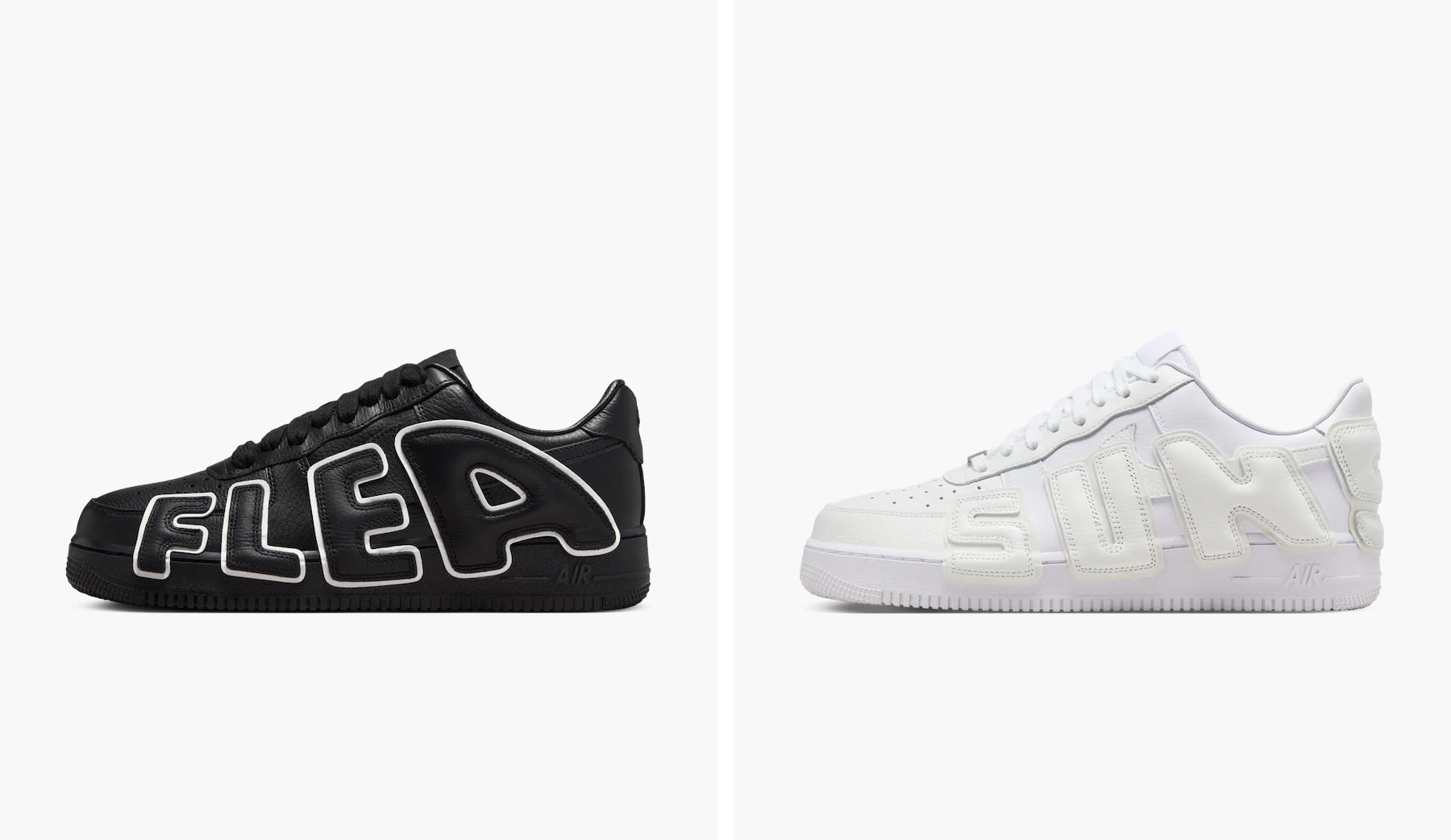 Cactus Plant Flea Market’s Nike Air Force 1 Sneakers Release in ‘White’ and ‘Black’ Wednesday