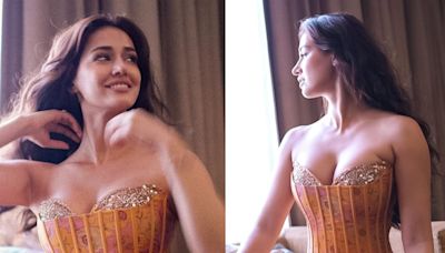 Sexy! Disha Patani Flaunts Ample Cleavage In A Stunning Corset Dress; Hot Photos Go Viral - News18