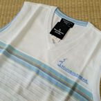 【涉谷GOLF精品】MUNSINGWEAR 企鵝牌 全新白色毛線M號背心 帥氣不悶熱 秋冬好搭 歡迎購買