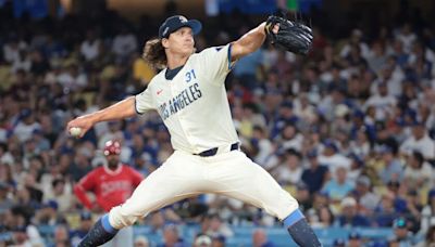 Tyler Glasnow goes on injured list, adding to Dodgers starting pitching issues