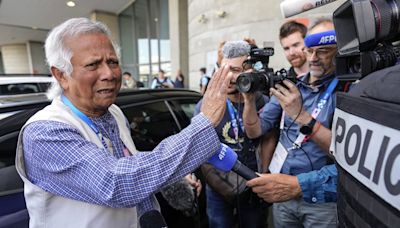 Bangladesh's incoming interim leader Muhammad Yunus appeals for calm. He'll take office Thursday