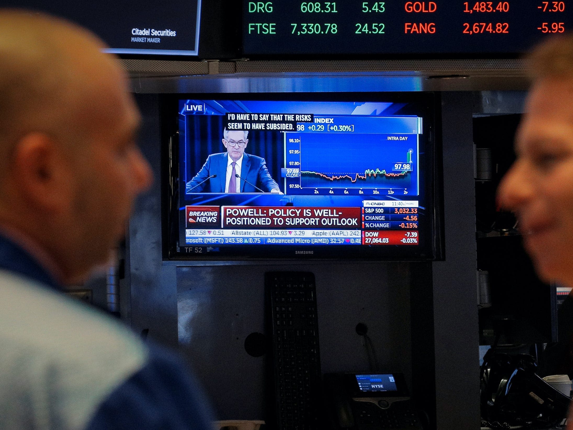 Stock market today: Nasdaq surges nearly 3% amid chip rally, dovish Fed comments