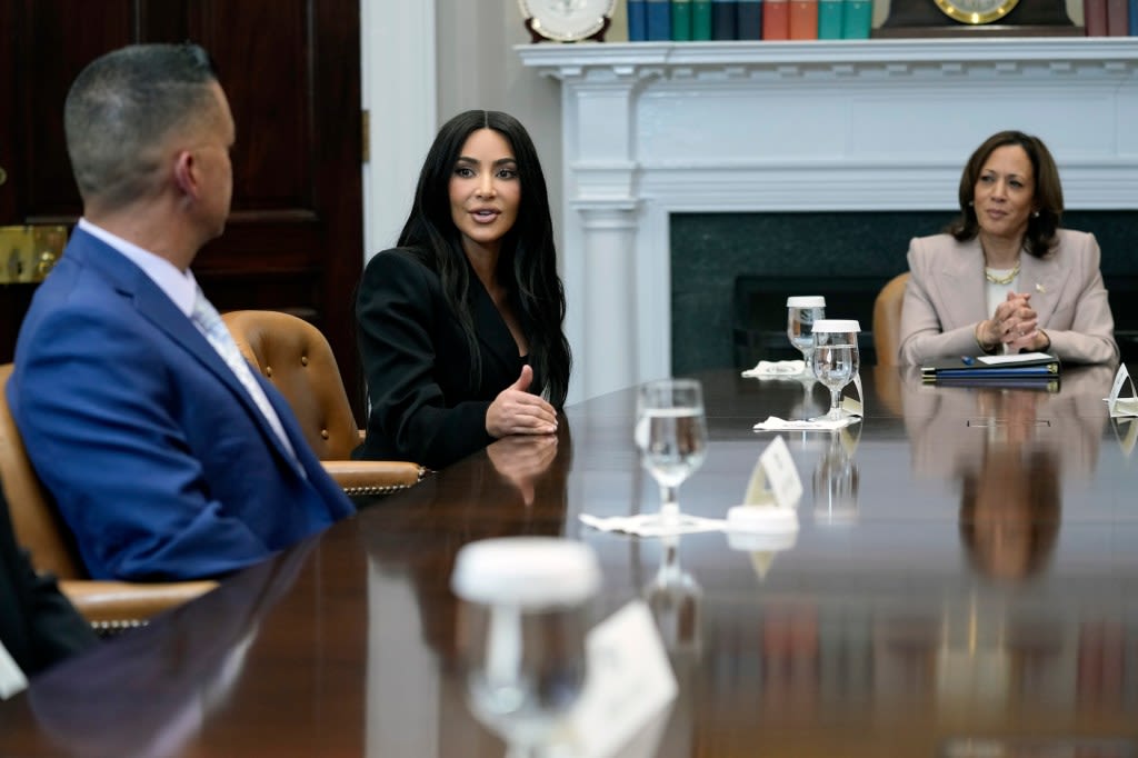 Kim Kardashian meets with VP Harris, pardoned prisoners at White House