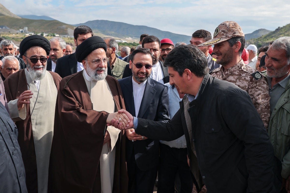 Iran president helicopter crash latest: Ebrahim Raisi dead as wreckage found on side of steep mountain