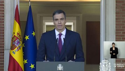 “He decidido seguir con más fuerza si cabe”: Pedro Sánchez continúa como presidente del Gobierno español