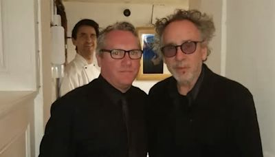 Tim Burton visits top restaurant while filming new season of Wednesday in Ireland