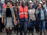 President of Kenya William Ruto visited the scene of floods and landslides in Mai Mahiu