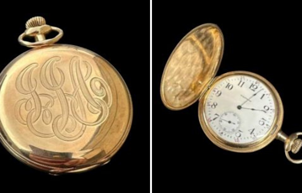 Gold watch found on body of Titanic's richest passenger is for sale