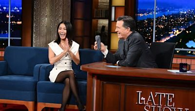 “Shogun” Star Anna Sawai Appears For Interview On “Late Show With Stephen Colbert” (First Look)