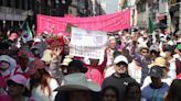 Marcha por la Democracia: "¡Democracia sí, dictadura no!"