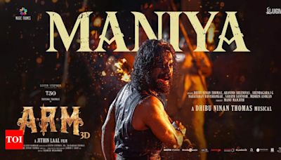 Loved Maniyan from ‘ARM’? Don’t miss this theme song from the Tovino Thomas starrer | - Times of India