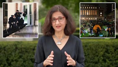 Columbia prez Minouche Shafik says pro-terror protesters ousted from Hamilton Hall during NYPD raid ‘crossed a new line’