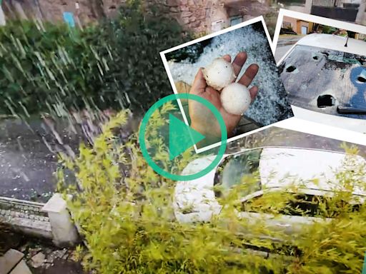 Aveyron : Les images des violents orages de grêle qui se sont abattus sur la région Sud-Ouest