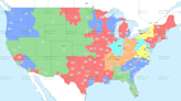 NFL Week 3 TV Broadcast Maps