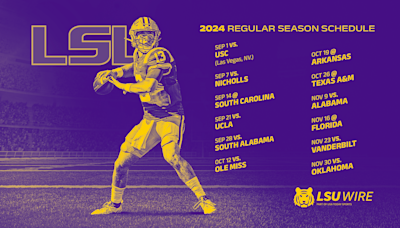 Downloadable 2024 LSU Tigers football schedule