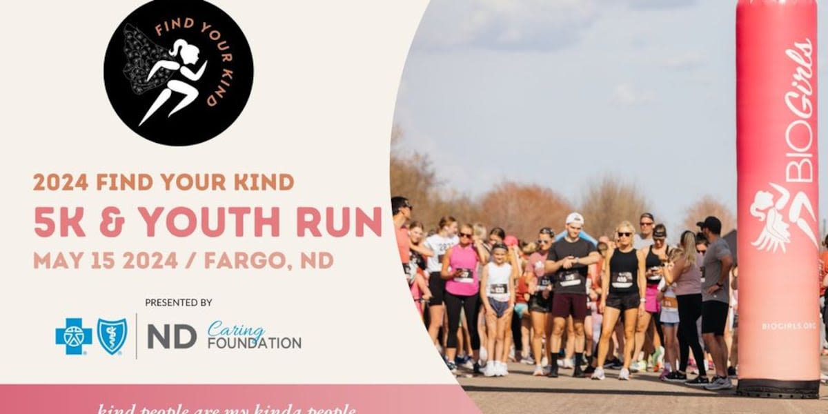 BIO Girls ‘Find Your Kind 5K’ Wednesday in Fargo