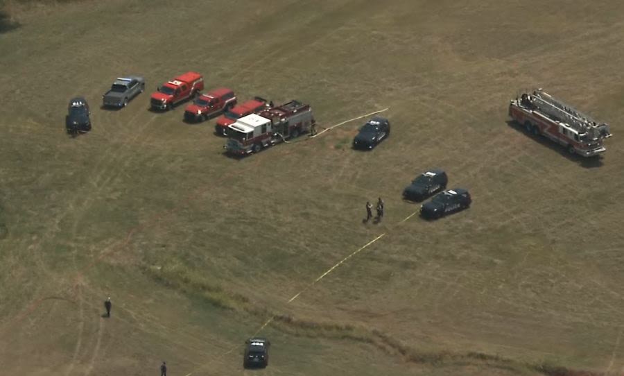 FAA: Plane that crashed, killed four people struck hay bale while taking off