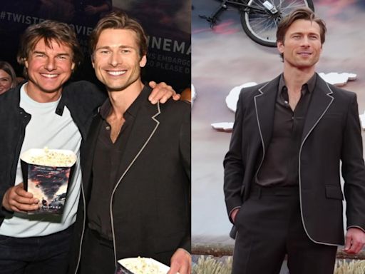 Tom Cruise supports Glen Powell at 'Twisters' Premiere