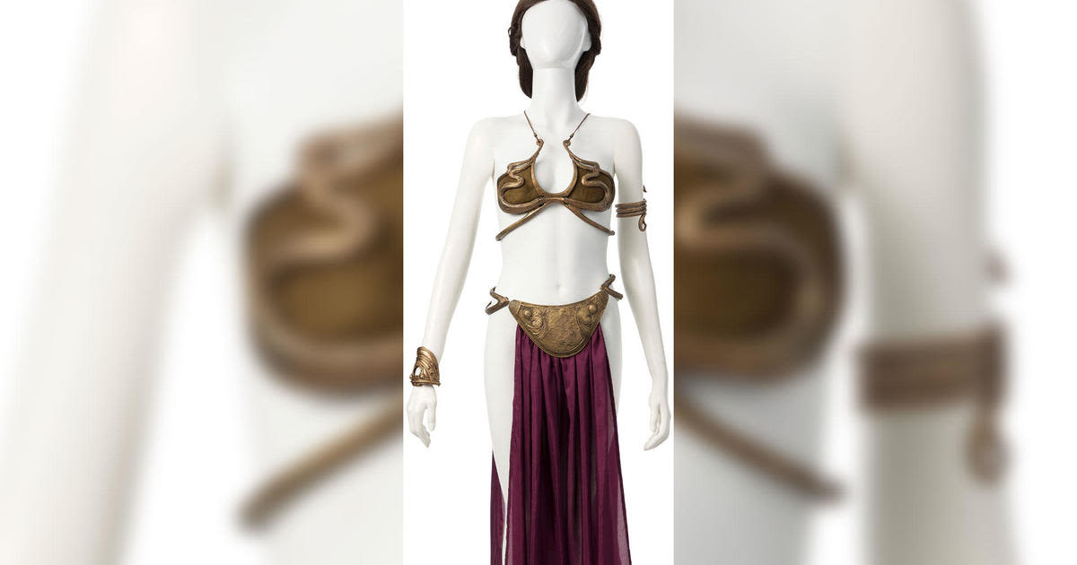 Princess Leia bikini costume from set of "Star Wars" sells at Dallas auction for $175,000