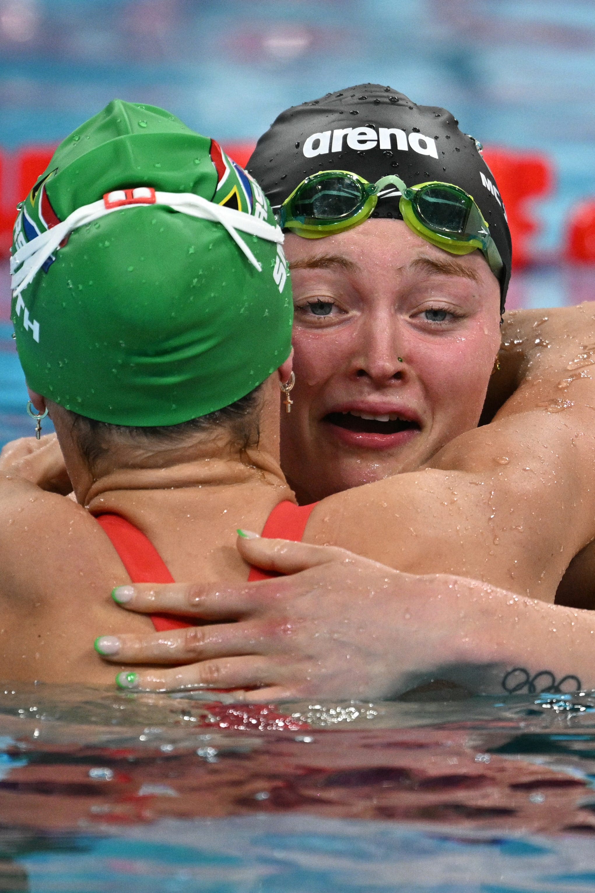 Former Tennessee swimming star Mona McSharry wins bronze in 100 breaststroke at Paris Olympics