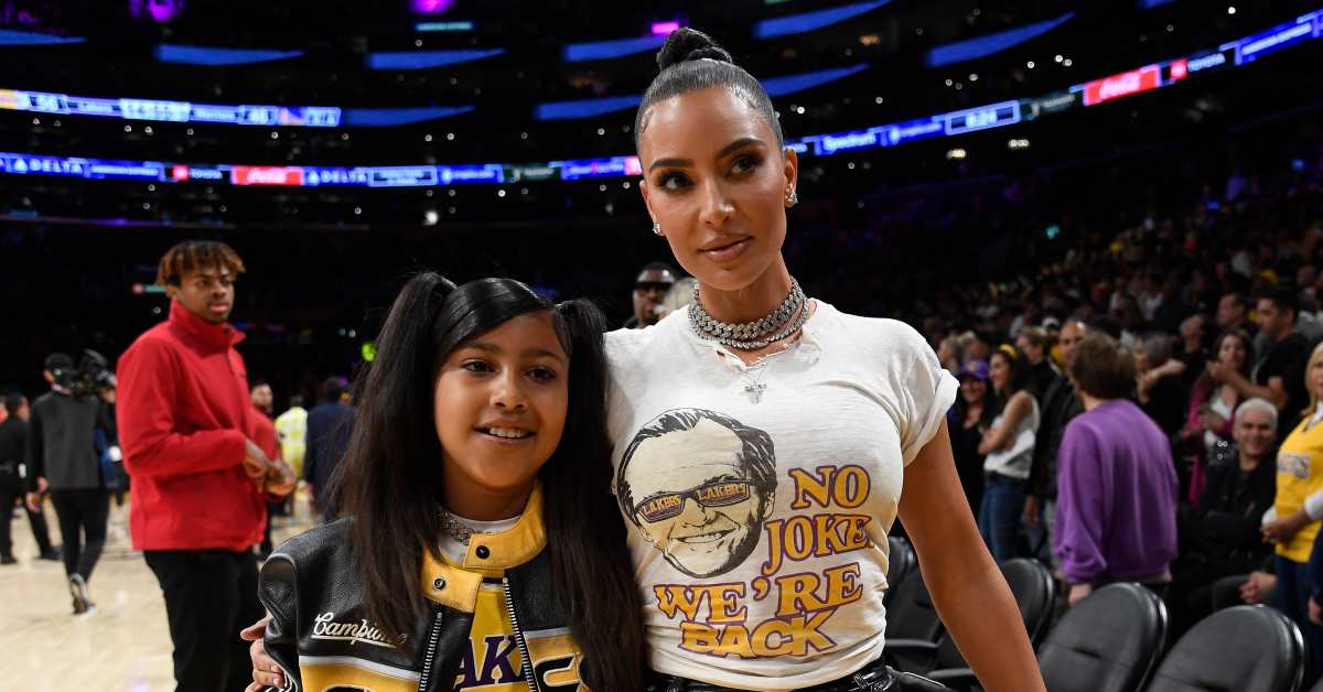 North West Flaunts Bold Hair Transformation at WNBA Game With Mom Kim Kardashian