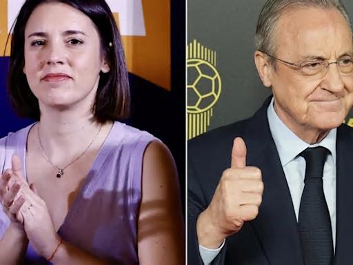 Dardo de Irene Montero a Florentino Pérez: "El palco del Real Madrid es su ostentación de que manda más que cualquier ministro"