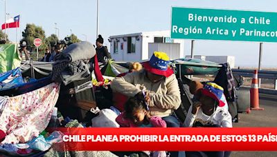 Chile propone restringir el ingreso a venezolanos y migrantes de otros 12 países