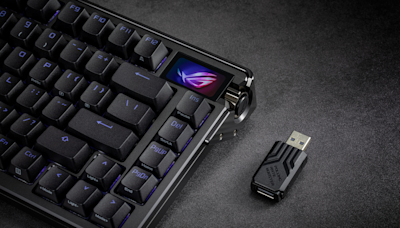 一萬六的鍵盤！ROG 推出 Azoth Extreme 客製化電競機械鍵盤給你全採觸控螢幕以及可自定義功能旋鈕