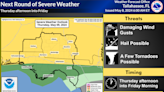 Severe storms possible in Tallahassee Thursday night into Friday as cold front approaches