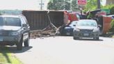 Road closed in Willimantic after multi-vehicle crash involving paving truck