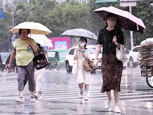 清晨3縣市防大雷雨！白天各地溼答答 明天雨更大