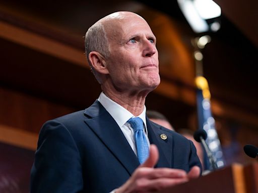 Sen. Rick Scott defends voting record during Tampa campaign stop