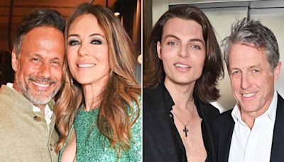 Elizabeth Hurley’s Exes Hugh Grant and Arun Nayar Support Her and Son Damian at Film Premiere