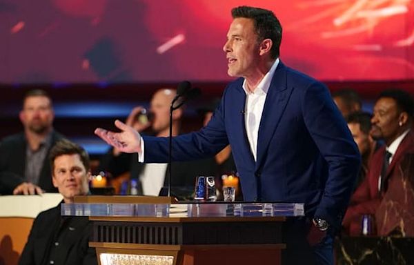 Julian Edelman and Drew Bledsoe Slam Ben Affleck's 'Weird' Speech at Tom Brady's Roast: 'What Is He Talking About?'