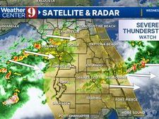 Weather Alert Day: Central Florida is under a severe thunderstorm watch until 5 p.m.
