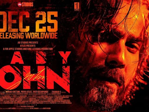 'Baby John': Varun Dhawan looks intense as he's dripped in blood and sweat in new poster