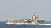 The US Navy is on its fourth aircraft carrier as its warships react to fighting in the Middle East