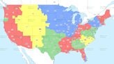 NFL Week 16 TV coverage maps