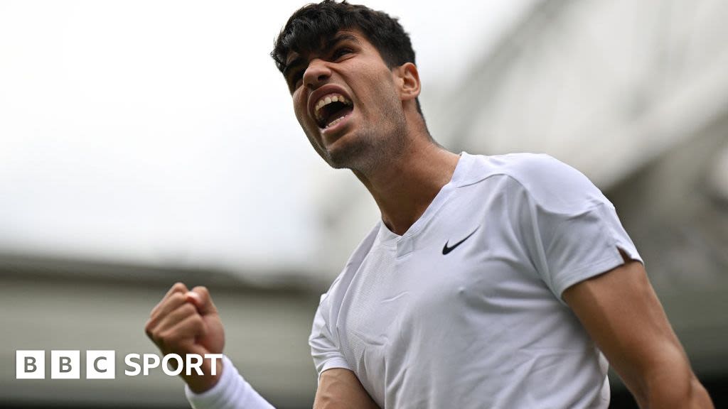 Wimbledon results 2024: Carlos Alcaraz opens title defence with win over Mark Lajal