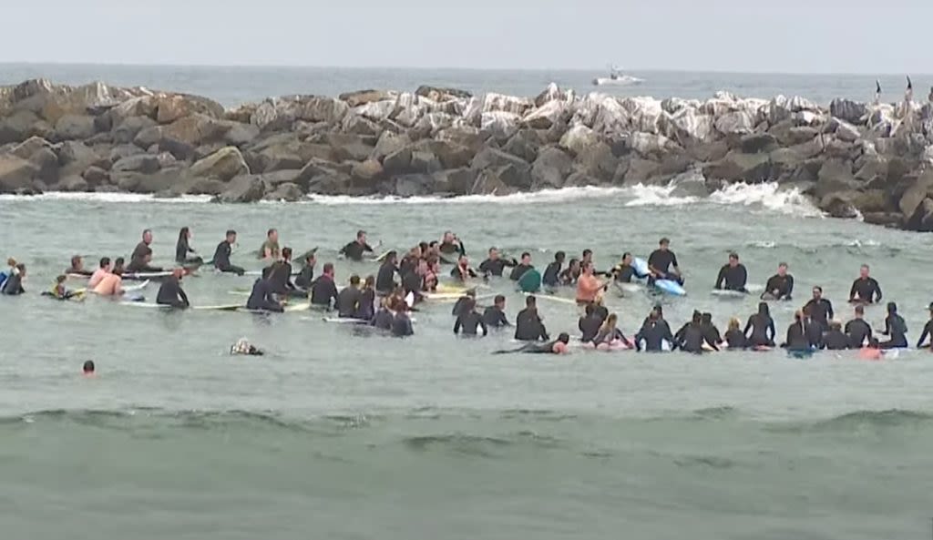 Slain Baja Surfers Tributed With Ocean Beach Paddle-out